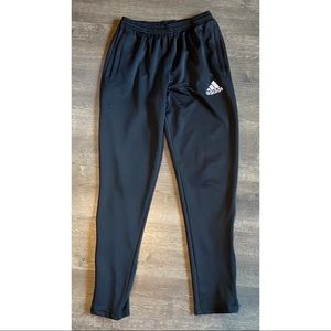 2 for $30 | Adidas | youth ankle zip dark grey track pants | size large